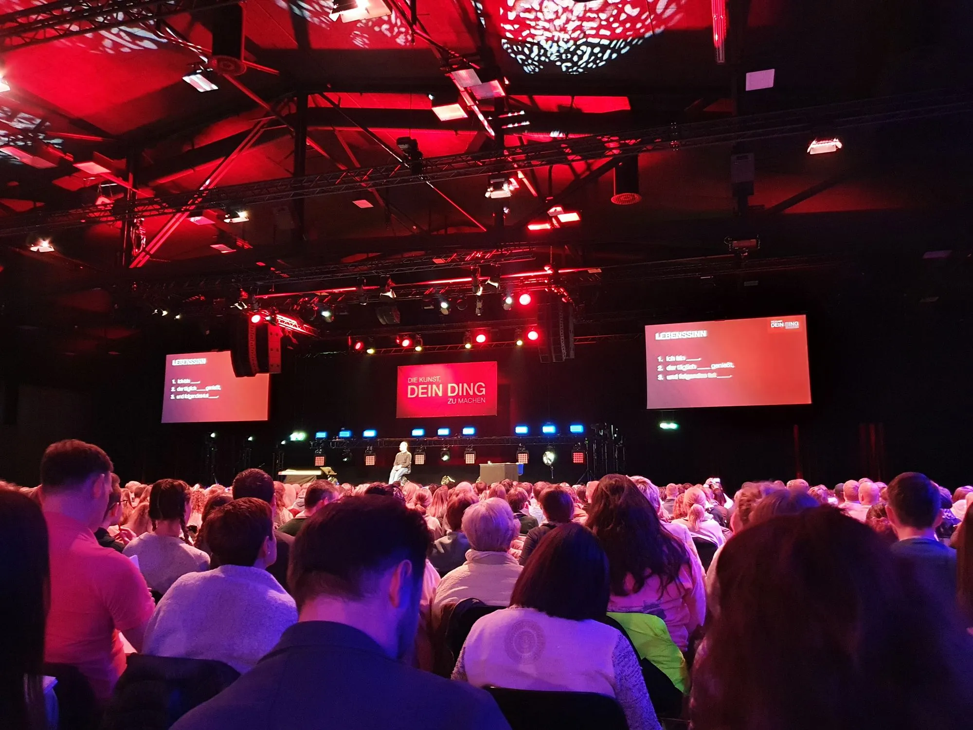 Stage view at The Art of Doing Your Thing seminar