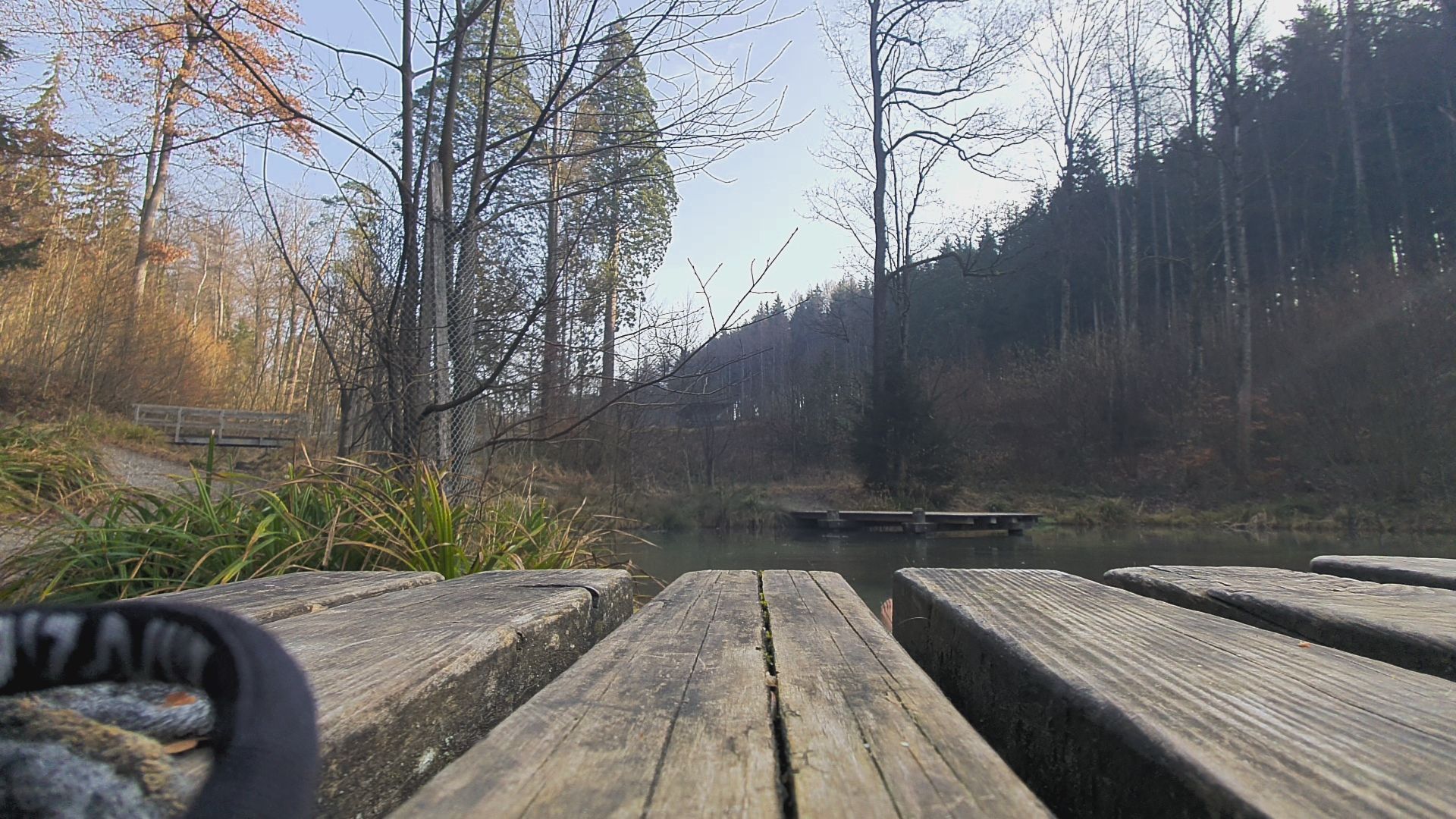 a lake in Winterthur, Switzerland