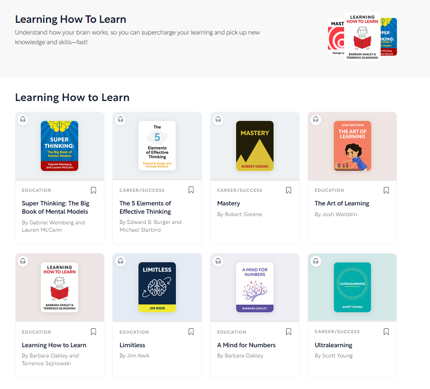 best books on learning how to learn: Superthinking, meastery, the art of learning, learning how to learn, limitless, a mind for numbers and ultralearning